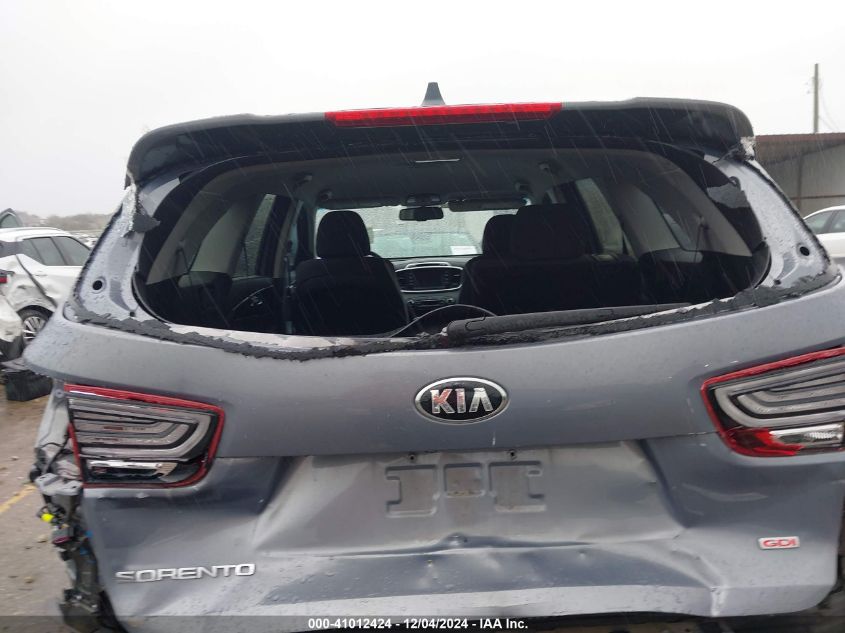 2019 Kia Sorento 2.4L Lx VIN: 5XYPGDA32KG604950 Lot: 41012424