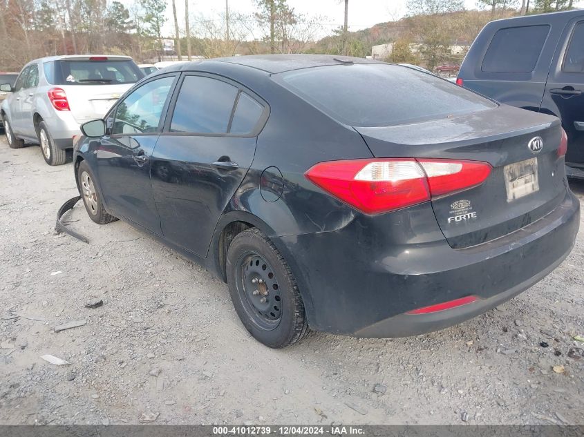 VIN KNAFK4A6XE5189536 2014 KIA FORTE no.3