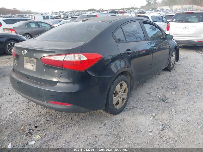 VIN KNAFK4A6XE5189536 2014 KIA FORTE no.4