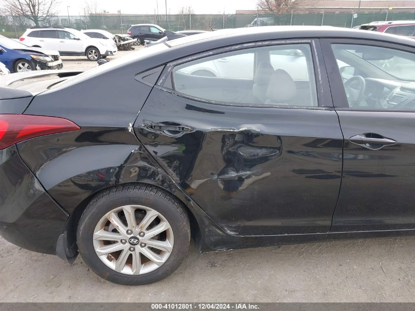 VIN KMHDH4AE1FU355624 2015 Hyundai Elantra, SE no.6