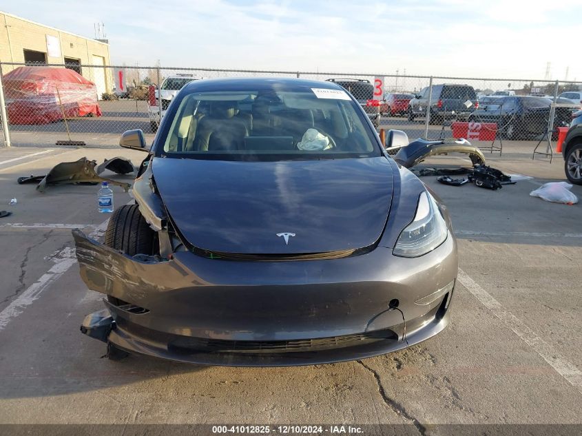 2022 Tesla Model 3 Rear-Wheel Drive VIN: 5YJ3E1EA8NF374192 Lot: 41012825