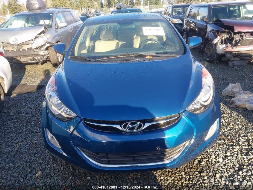 VIN KMHDH4AE6DU950711 2013 Hyundai Elantra, Gls no.12