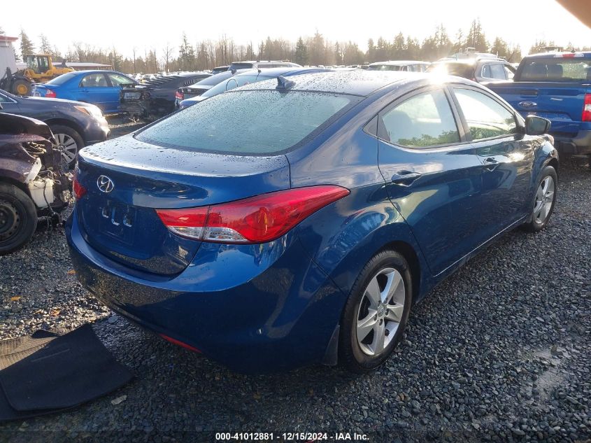 VIN KMHDH4AE6DU950711 2013 Hyundai Elantra, Gls no.4