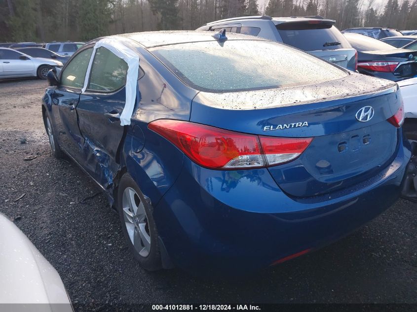 VIN KMHDH4AE6DU950711 2013 Hyundai Elantra, Gls no.3