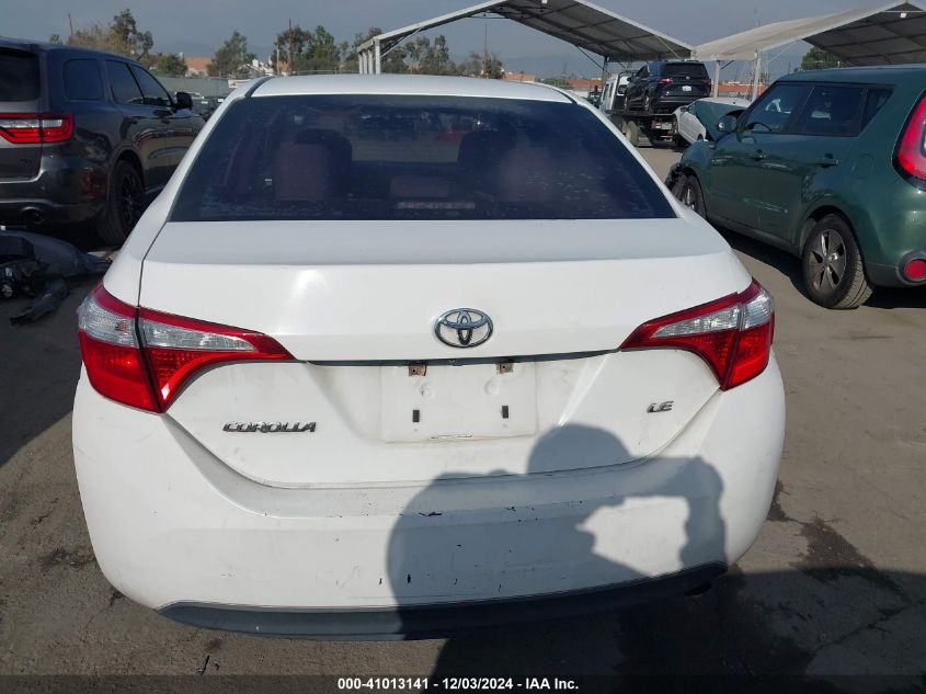 2014 Toyota Corolla Le VIN: 5YFBURHE0EP091785 Lot: 41013141