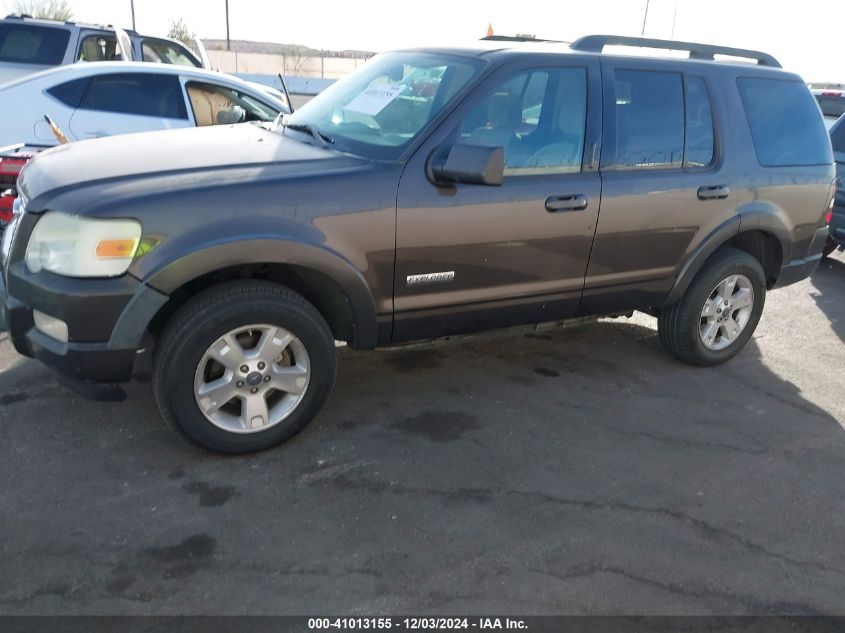 2007 Ford Explorer Xlt VIN: 1FMEU63E87UA62040 Lot: 41013155