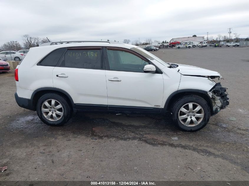 2013 Kia Sorento Lx V6 VIN: 5XYKTDA24DG413806 Lot: 41013158