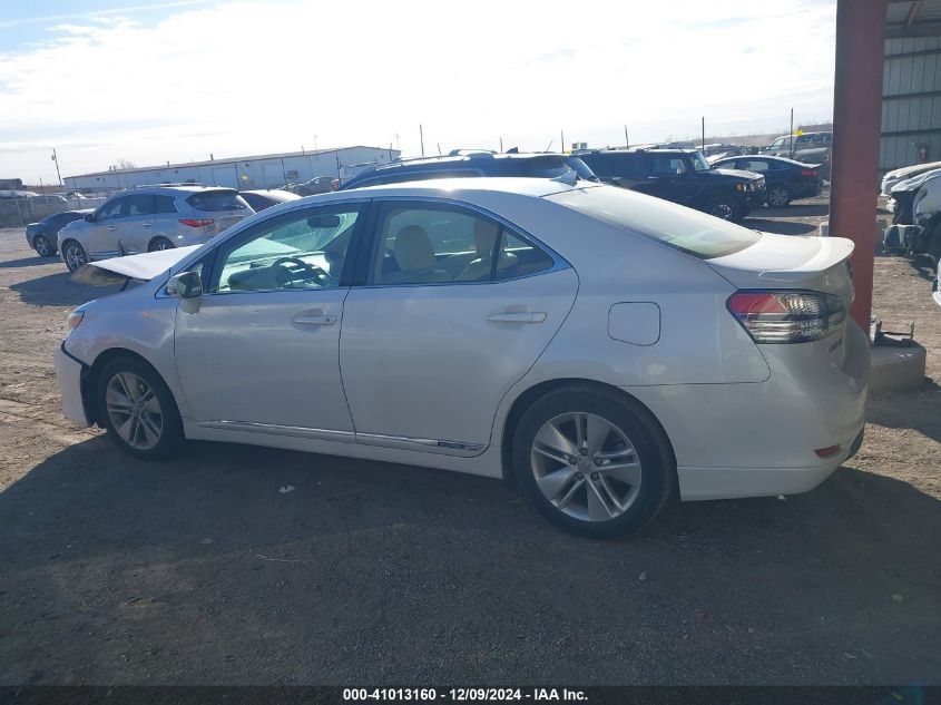 2010 Lexus Hs 250H VIN: JTHBB1BA2A2012198 Lot: 41013160