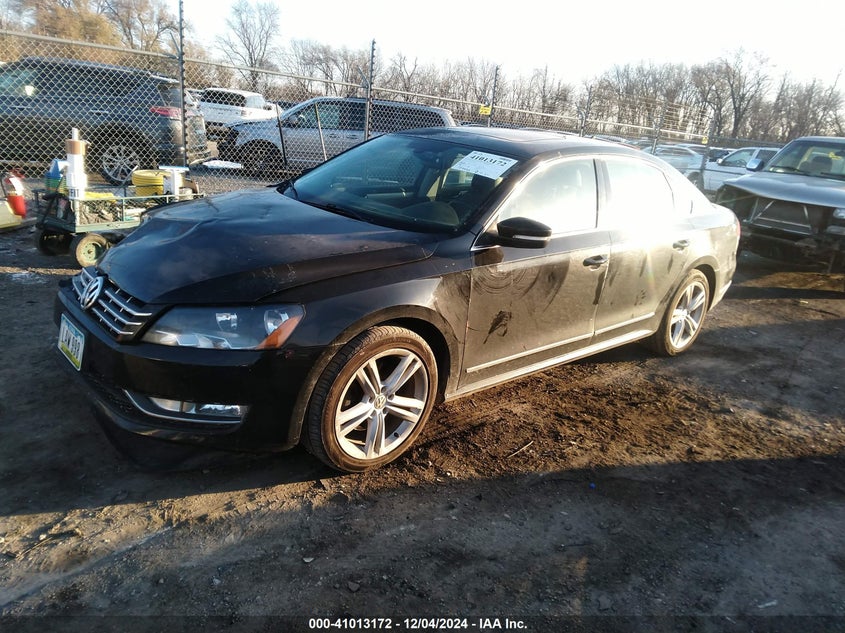 2013 VOLKSWAGEN PASSAT VIN: 1VWBN7A36DC100634