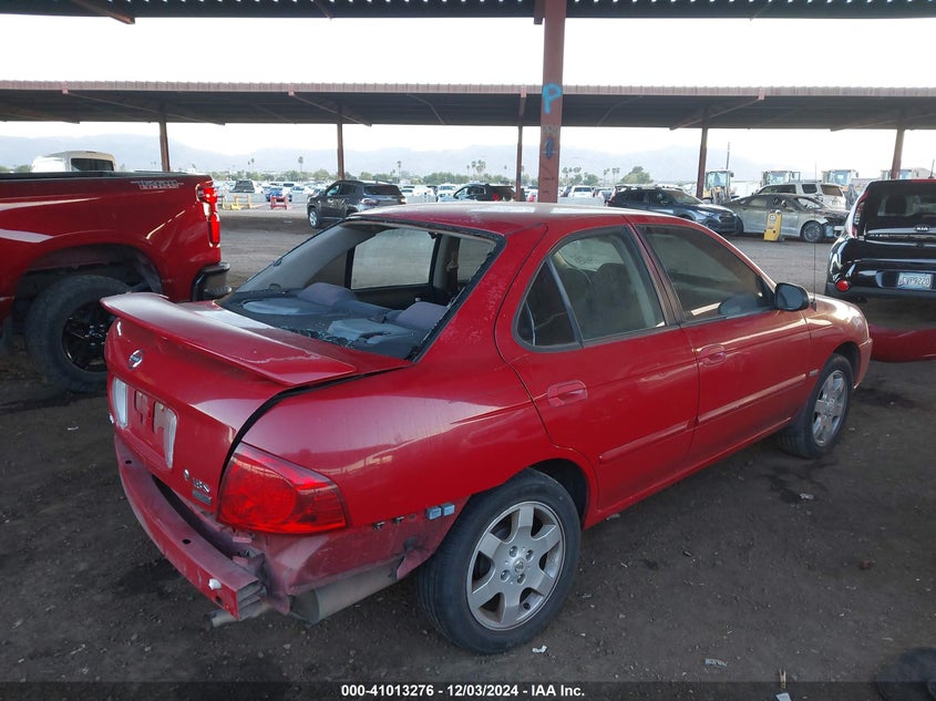 2006 NISSAN SENTRA VIN: 3N1CB51D16L465830