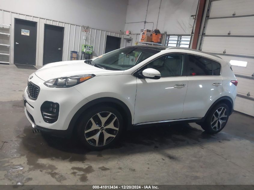 2017 Kia Sportage Sx Turbo VIN: KNDPR3A68H7097380 Lot: 41013434