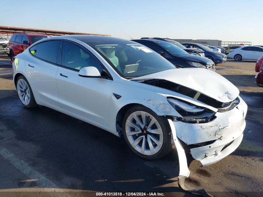 VIN 5YJ3E1EB3NF136615 2022 Tesla Model 3, Long Rang... no.6