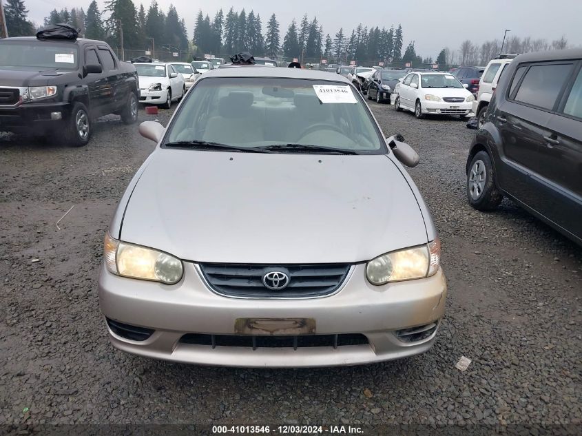 2002 Toyota Corolla Le VIN: 1NXBR12E62Z576065 Lot: 41013546