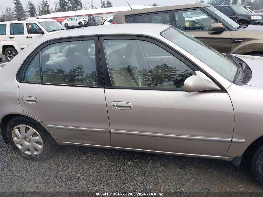 2002 Toyota Corolla Le VIN: 1NXBR12E62Z576065 Lot: 41013546