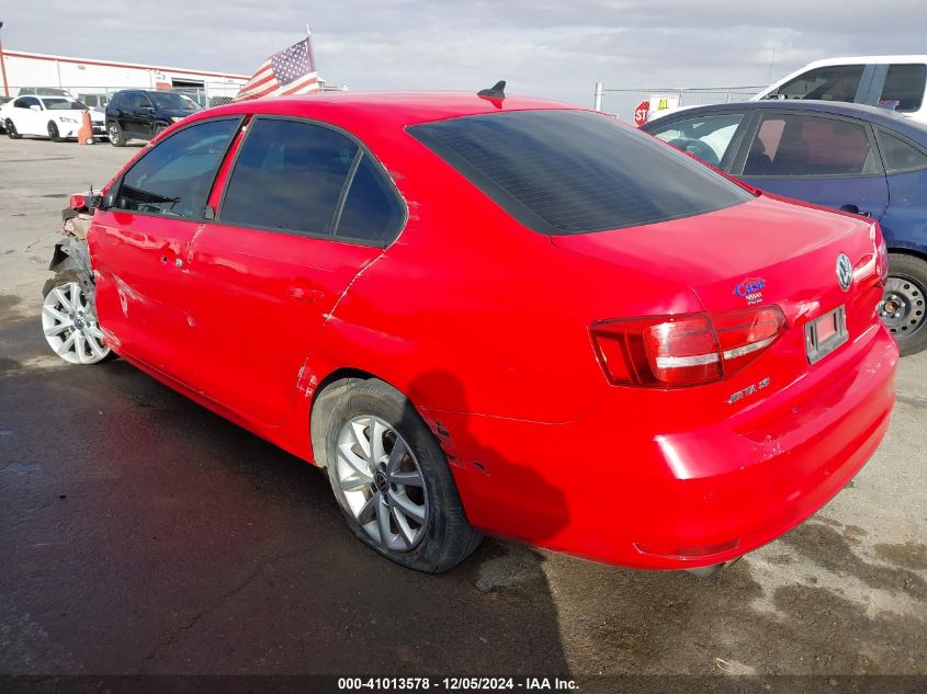 VIN 3VWD17AJ2FM332295 2015 Volkswagen Jetta, 1.8T Se no.3