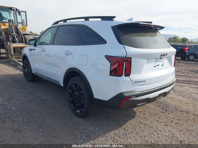 Vin: 5xyrkdjf4sg330040, lot: 41503730, kia sorento x-line sx prestige 20253