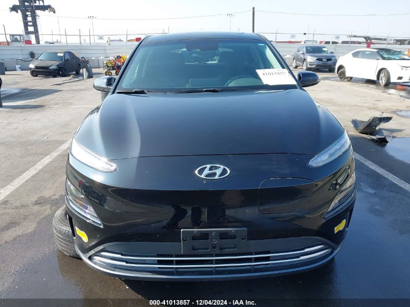 2022 Hyundai Kona Electric Sel VIN: KM8K33AG7NU138403 Lot: 41013857