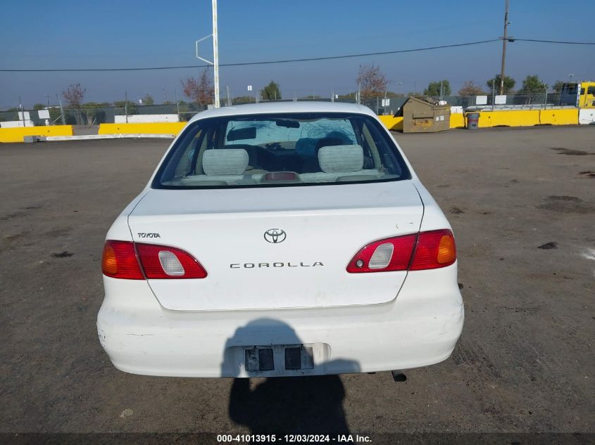 2000 Toyota Corolla Le VIN: 1NXBR18E2YZ380592 Lot: 41013915