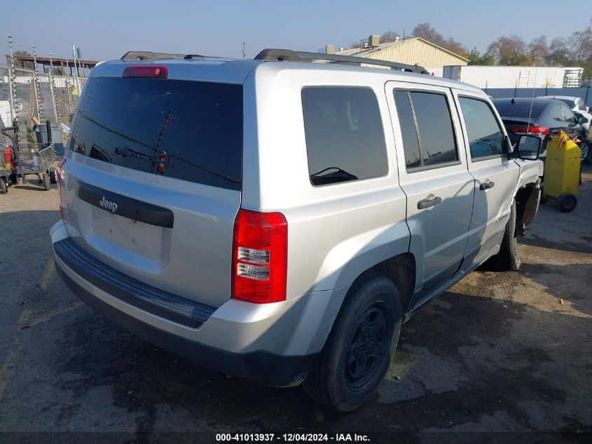 VIN 1C4NJPBA7DD229467 2013 Jeep Patriot, Sport no.4