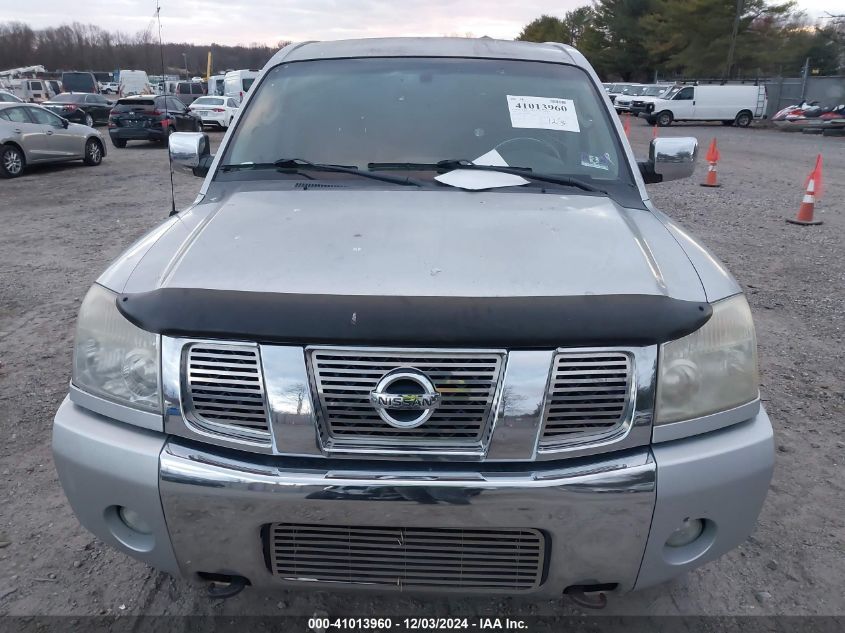 2004 Nissan Titan Le VIN: 1N6AA07B24N563890 Lot: 41013960