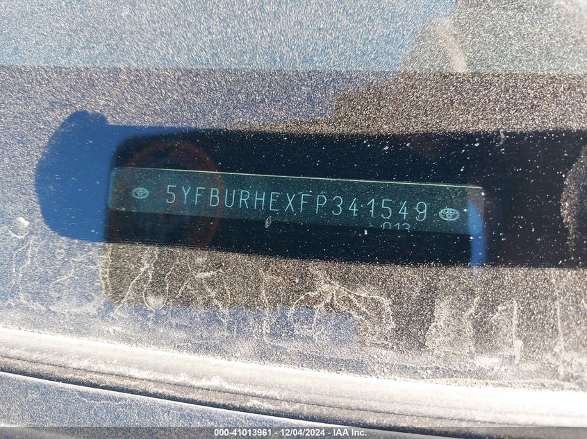 2015 TOYOTA COROLLA LE - 5YFBURHEXFP341549