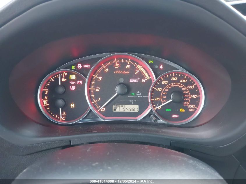 2013 SUBARU IMPREZA WRX VIN: JF1GV8J60DL012919