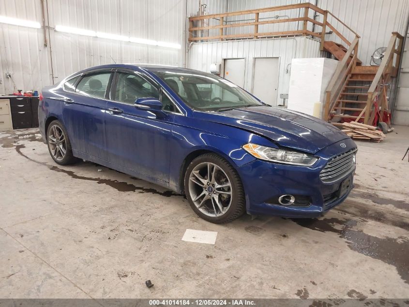 VIN 3FA6P0D96ER163036 2014 Ford Fusion, Titanium no.1