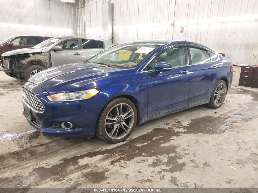 VIN 3FA6P0D96ER163036 2014 Ford Fusion, Titanium no.2