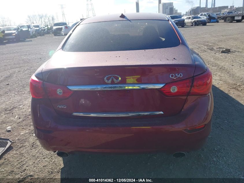 VIN JN1BV7AR3EM685341 2014 INFINITI Q50 no.16