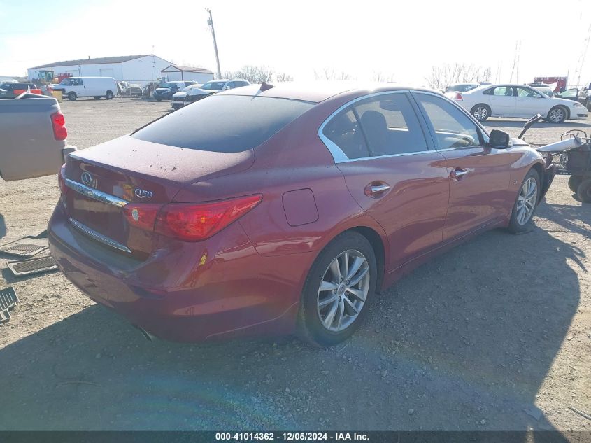 VIN JN1BV7AR3EM685341 2014 INFINITI Q50 no.4