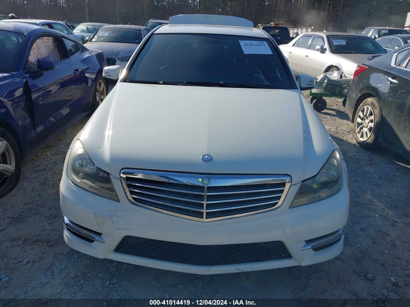 2012 MERCEDES-BENZ C VIN: WDDGF8BB1CR227875