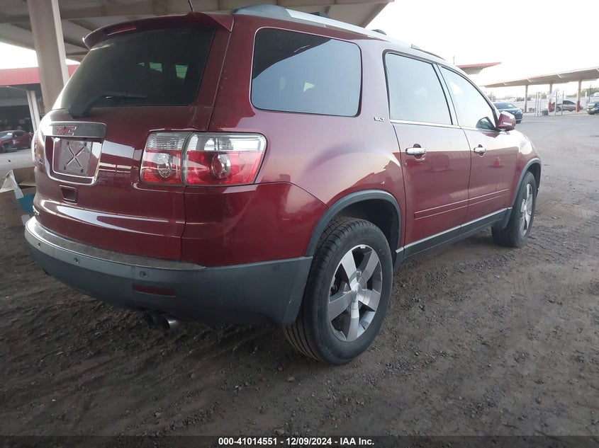 Vin: 1gkkrred0bj231948, lot: 41504455, gmc acadia slt-1 20114
