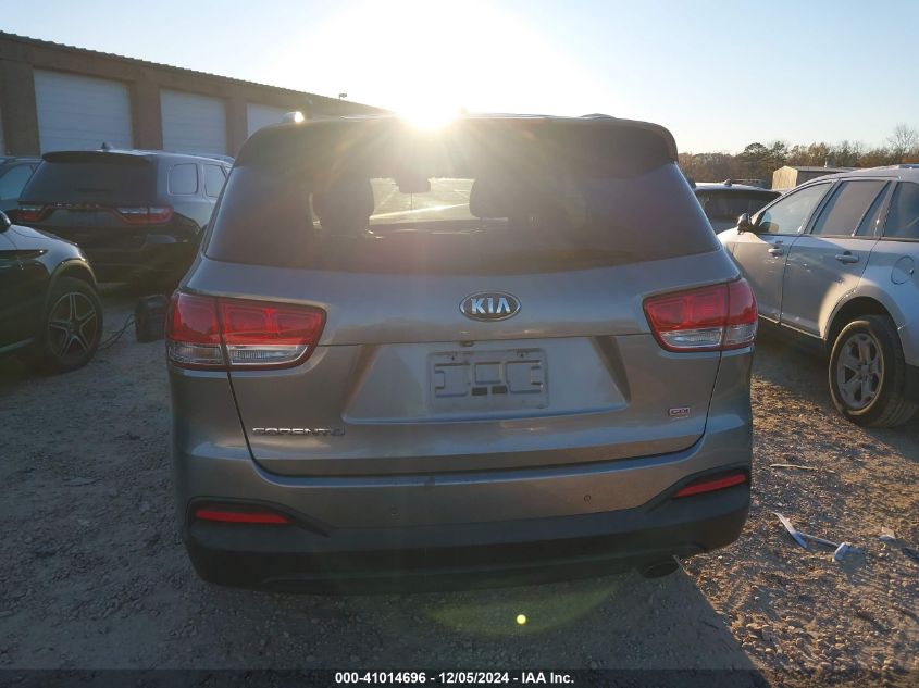 2016 KIA SORENTO 2.4L LX - 5XYPG4A38GG170038