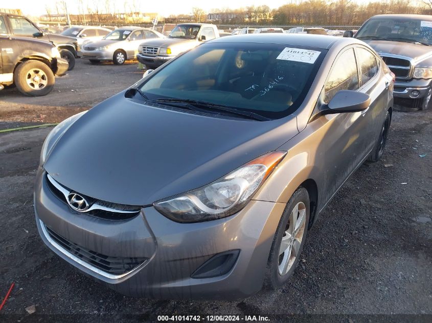 2013 Hyundai Elantra Gls VIN: 5NPDH4AE0DH366416 Lot: 41014742