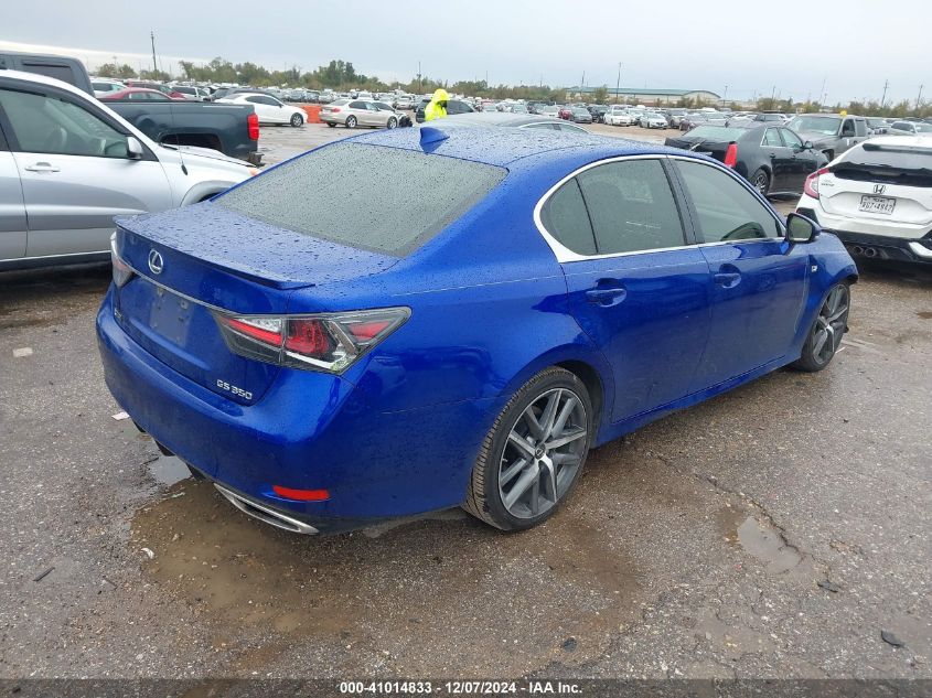 VIN JTHBZ1BL2GA001746 2016 Lexus GS, 350 F Sport no.4