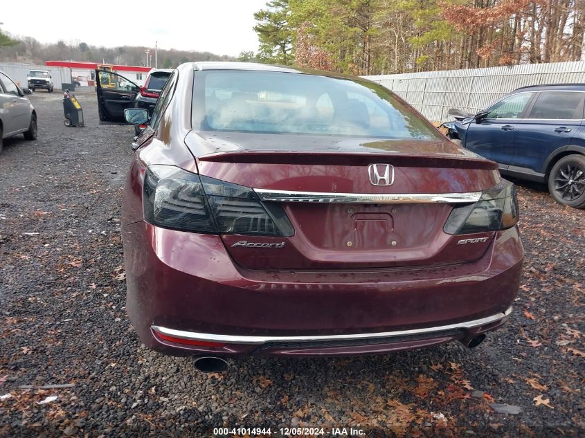 VIN 1HGCR2F58GA101696 2016 Honda Accord, Sport no.16