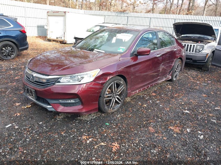 VIN 1HGCR2F58GA101696 2016 Honda Accord, Sport no.2