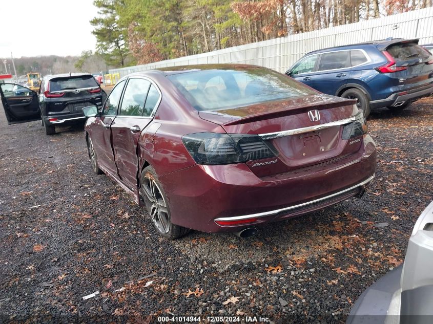 VIN 1HGCR2F58GA101696 2016 Honda Accord, Sport no.3