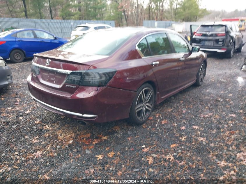 VIN 1HGCR2F58GA101696 2016 Honda Accord, Sport no.4