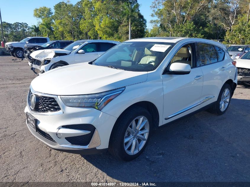 VIN 5J8TC2H32KL012667 2019 ACURA RDX no.2