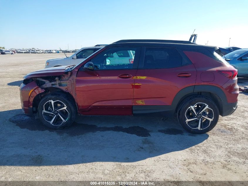 2022 Chevrolet Trailblazer Fwd Rs VIN: KL79MTSL3NB113986 Lot: 41015335