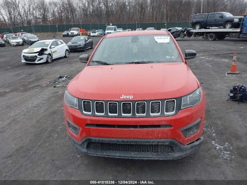 VIN 3C4NJCAB5KT809617 2019 JEEP COMPASS no.12