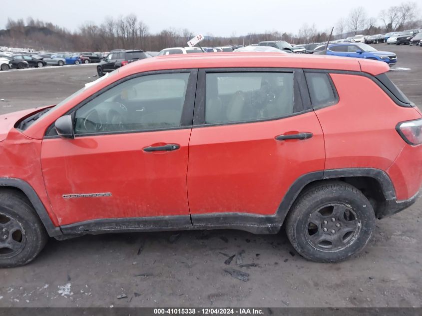 VIN 3C4NJCAB5KT809617 2019 JEEP COMPASS no.14