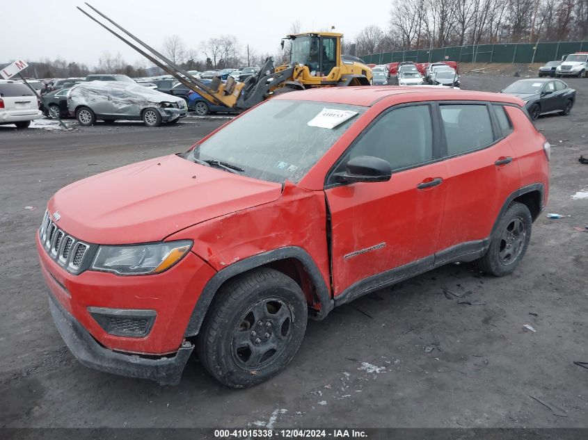 VIN 3C4NJCAB5KT809617 2019 JEEP COMPASS no.2