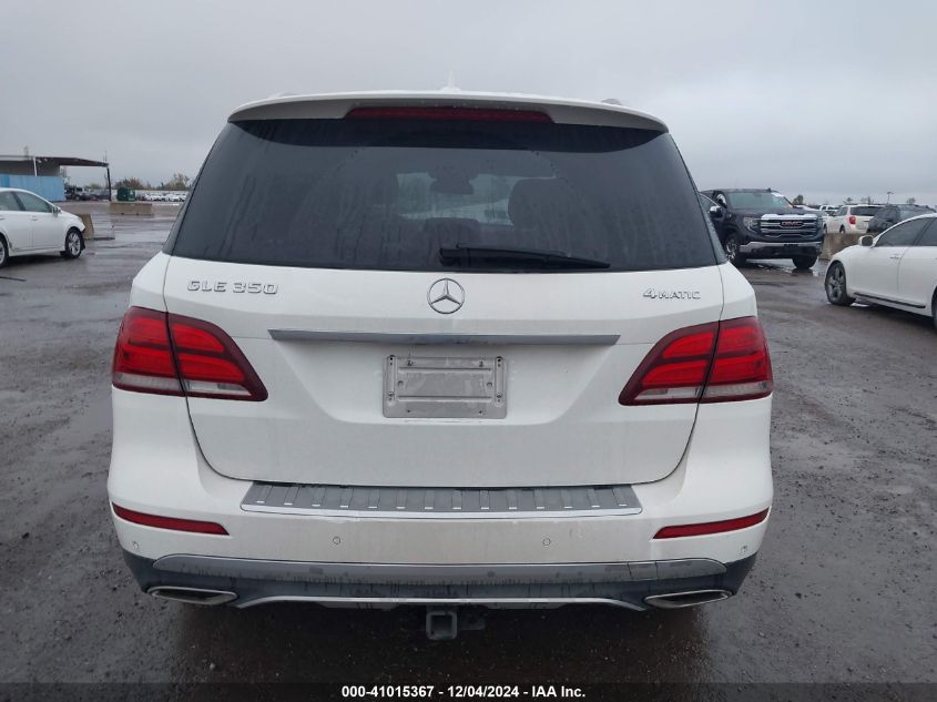 2016 Mercedes-Benz Gle 350 4Matic VIN: 4JGDA5HB4GA736912 Lot: 41015367