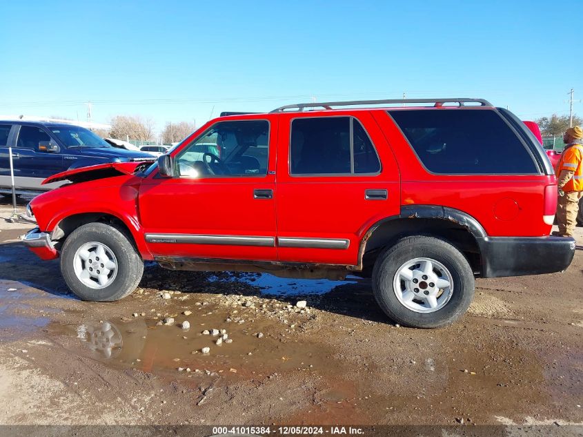 2000 Chevrolet Blazer Ls VIN: 1GNDT13W3Y2210047 Lot: 41015384