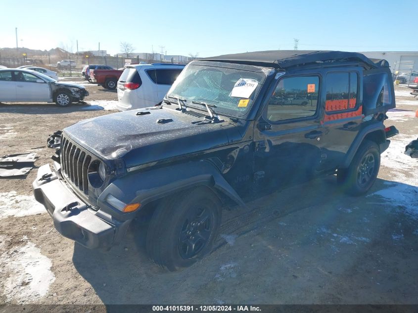 VIN 1C4HJXDN4PW530364 2023 Jeep Wrangler, 4-Door Sp... no.2