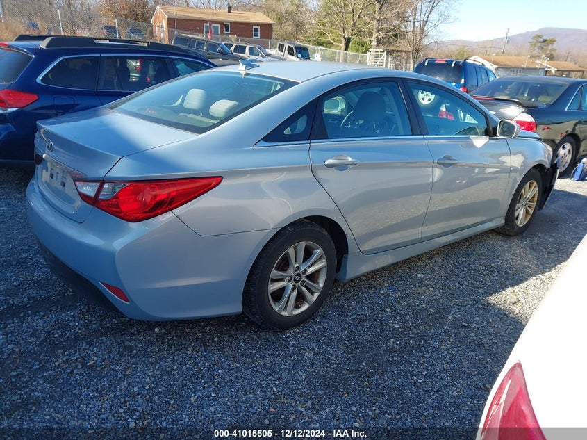 2014 HYUNDAI SONATA VIN: 5NPEB4AC6EH862634