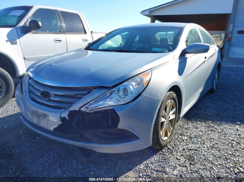 2014 HYUNDAI SONATA VIN: 5NPEB4AC6EH862634