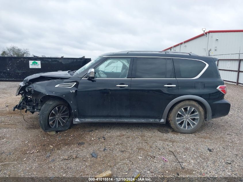 2020 Nissan Armada Sl 2Wd VIN: JN8AY2ND3LX016455 Lot: 41015514